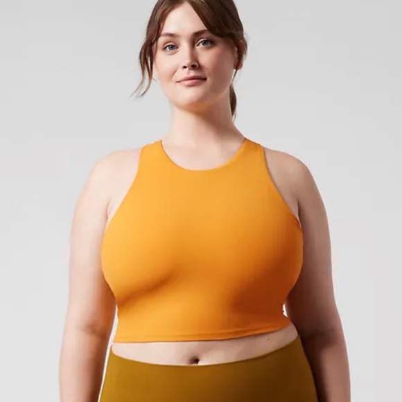Athleta Tops - NWT ATHLETA Conscious Crop D-DD+ Abyssinian Yellow
